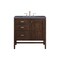 James Martin Vanities Addison 36in Single Vanity, Mid-Century Acacia w/ 3 CM Charcoal Soapstone Quartz Top E444-V36-MCA-3CSP - alternate 1